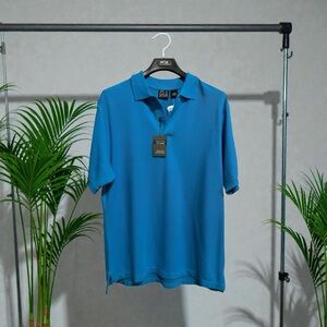 Jos. A. Bank Blue Polo Shirt Traveler’s Collection Size L